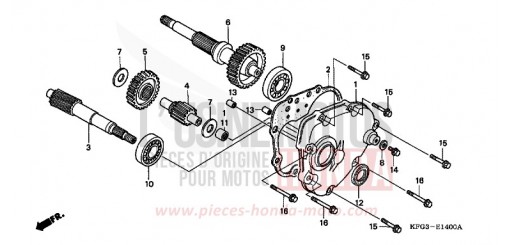 BOITE DE VITESSES FES250X de 1999